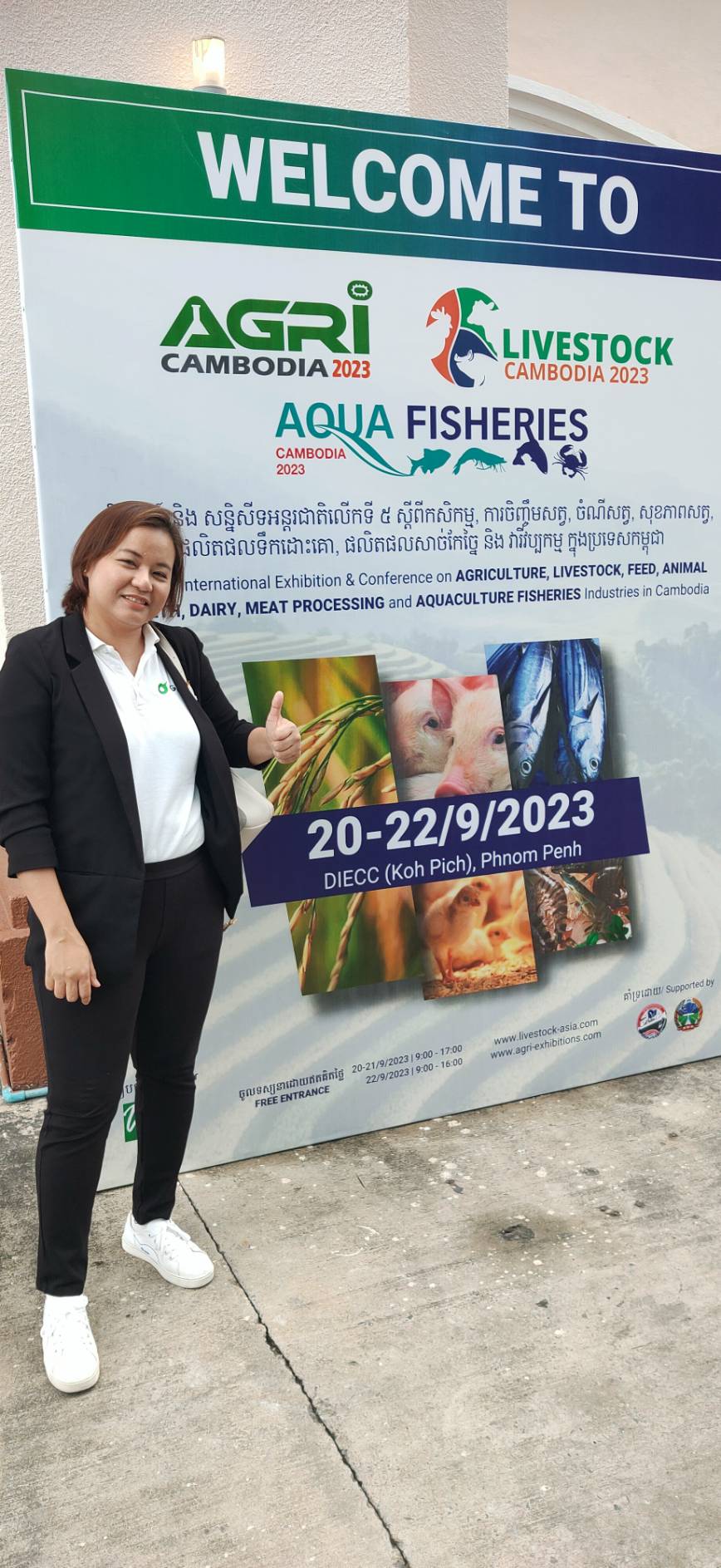 Agri, livestock, aqua fisheries 2023 in Phnom Penh, Cambodia Nutriqm